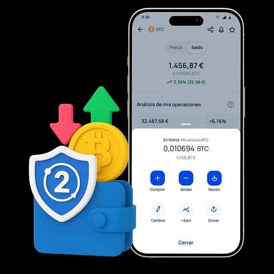 Manage all your cryptos with Bit2Me Wallet