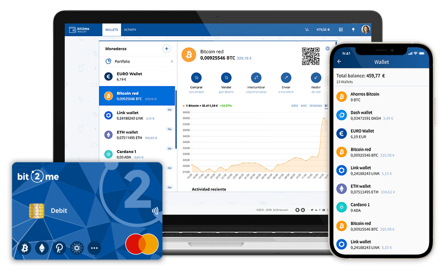 Bit2Me App - Wallet, Card and Mobile