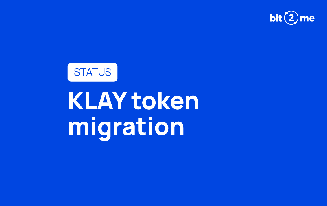 🚧 Status Update: KLAY Token Migration